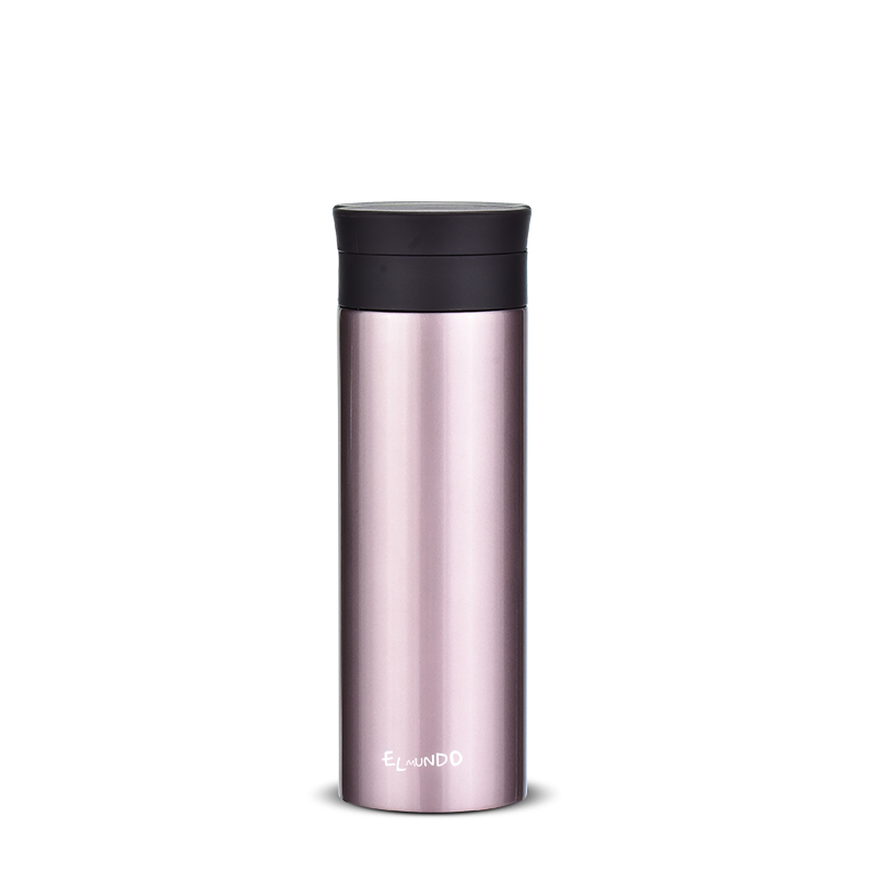 艾蒙多保温杯真空不锈钢男商务便携泡茶水杯礼品女办公带茶漏杯子450mL